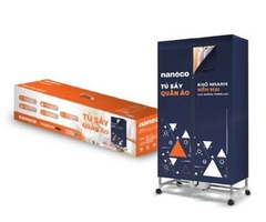 Tủ sấy quần áo Nanoco model NCD2207 (Công suất 2200W, Sức chứa ≤ 50kg)