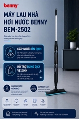 Máy lau nhà Thông Minh BEM-2502, NHẸ SẠCH ÊM RU