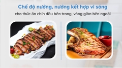 Lò vi sóng có nướng SHARP R-G222VN-S 20 lít