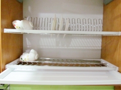 Giá bát cố định tủ trên 2 tầng inox nan FASTER FS 900 SN