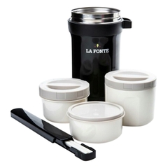 Hộp Cơm Giữ Nhiệt La Fonte 1150ml Màu Đen - 3000105