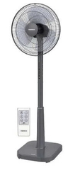 Quạt đứng có remote bạc đạn công suất 50W Nanoco model NSF1641RC màu Ghi/Xám nhạt/Xanh Navy