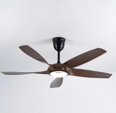 Quạt trần trang trí 5 cánh Nanoco model NCFD5252L có remote, 3 cấp độ đèn LED, gió tự nhiên