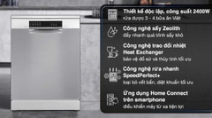 Máy rửa bát 14 bộ độc lập Bosch SMS6ZCI16E PerfectDry-Germany