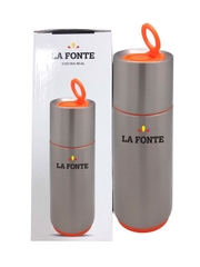 Bình Giữ Nhiệt La Fonte 370ml Màu Inox - 000907