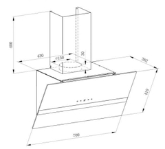 Máy hút mùi Arber AB-8803