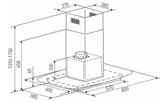 Máy hút mùi áp tường Arber AB-900Y