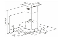 Máy hút mùi áp tường Arber AB-700Y