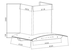 Máy hút mùi tự động làm sạch Blanc BA870AT