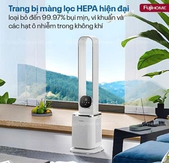 Quạt không cánh lọc không khí Hepa và ion Fujihome BF-05R-HEPA