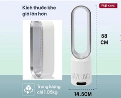 Quạt không cánh lọc không khí khử khuẩn Fujihome BF16