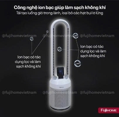 Quạt không cánh tích hợp lọc không khí Fujihome BF308DC