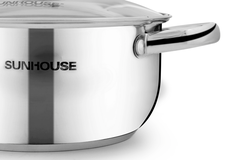 Bộ nồi inox 3 đáy SUNHOUSE SH334