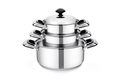 Bộ nồi inox 3 đáy SUNHOUSE SH768