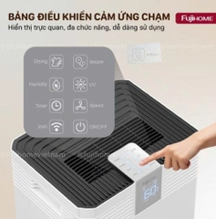 Máy hút ẩm công suất lớn Fujihome DH60W-HEPA