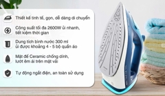 Bàn ủi hơi nước Philips DST3040/70 2600W