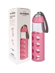 Bình Nước Du Lịch La Fonte 320ml Màu Hồng - 001065