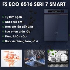 Máy rửa bát nhập khẩu Malaysia ECO 8516 SERI 7 SMART