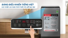 Máy giặt Sharp 10 kg ES-W10NV-GY