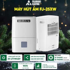 MÁY HÚT ẨM VÀ LỌC KHÔNG KHÍ FUJIROKI FJ-25XW