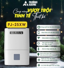 MÁY HÚT ẨM VÀ LỌC KHÔNG KHÍ FUJIROKI FJ-25XW
