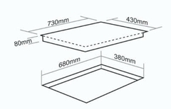 Bếp từ kết hợp hồng ngoại Faster FS735HI PLUS