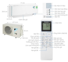 Điều hòa Daikin 1 chiều inverter FTKF50YVMV/RKF50YVMV 18000 BTU