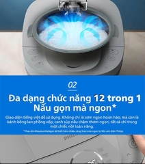 Nồi cơm điện tử Philips 1.8 lít HD4719/32