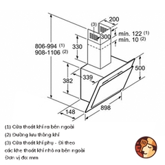 Máy hút mùi Bosch DWK97JM60