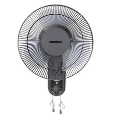 Quạt treo tường Nanoco NWF1218GR 30W, Xám, Dây giật