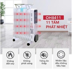 Máy sưởi dầu FUJIHOME OH8411