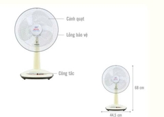 Quạt cây lửng Điện cơ 91 QR-CO 46W sải cánh 40cm