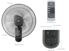 Quạt treo KDK M40M có điều khiển từ xa