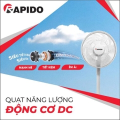 Quạt tích điện Rapido RBF – 30 (6000mAh)