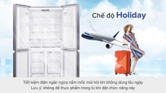 Tủ lạnh Sharp Inverter 401 lít Multi Door SJ-FXP480V-SL