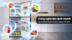 Tủ lạnh Sharp Inverter 330 lít SJ-XP352AE-SL
