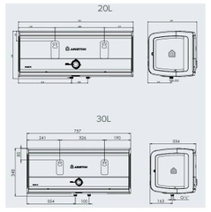 Máy nước nóng gián tiếp Ariston 30 lít SLIM3 30 R AG+ VN . có ion bạc diệt khuẩn làm sạch nước. Công lắp 200.000/1 chiếc