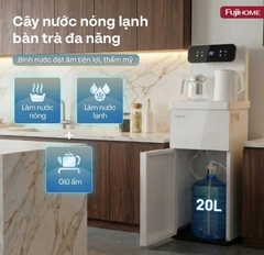 Cây nước nóng lạnh kết hợp bàn pha trà, cafe Fujihome TB237N