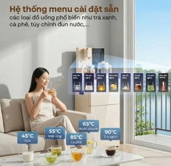 Cây nước bàn trà cao cấp có ngăn khử khuẩn UV Fujihome TB238N-UV