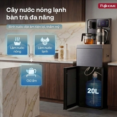Cây nước bàn trà cao cấp có ngăn khử khuẩn UV Fujihome TB241N-UV