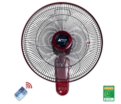 Quạt treo tường Tico MS 48W điều khiển từ xa màu  kem, xám đậm,  đỏ mận,  xanh.