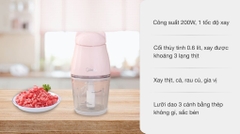 Máy xay thịt mini Midea MJ-BC200G 200W 0.6 lít