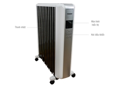 Lò sưởi dầu 12 thanh TIROSS TS9218