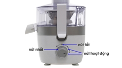 Máy Ép Trái Cây Midea MJ-JE35 - Trắng Cam - Hàng chính hãng