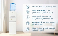 Cây nước nóng lạnh Midea YD1732S-W 500W