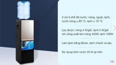 Cây nước nóng lạnh Midea YL1836S-B 520W