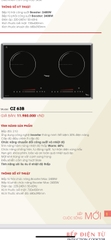 BẾP TỪ CANZY CZ-63B