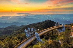BA NA HILLS & AMAZING GOLDEN BRIDGE FROM CHAN MAY PORT