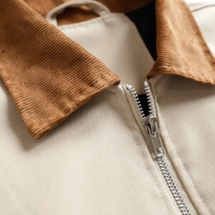 Jacket Kaki Cổ Nhung Amanlab