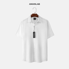 Sơ Mi Lụa Tay Ngắn AMANLAB